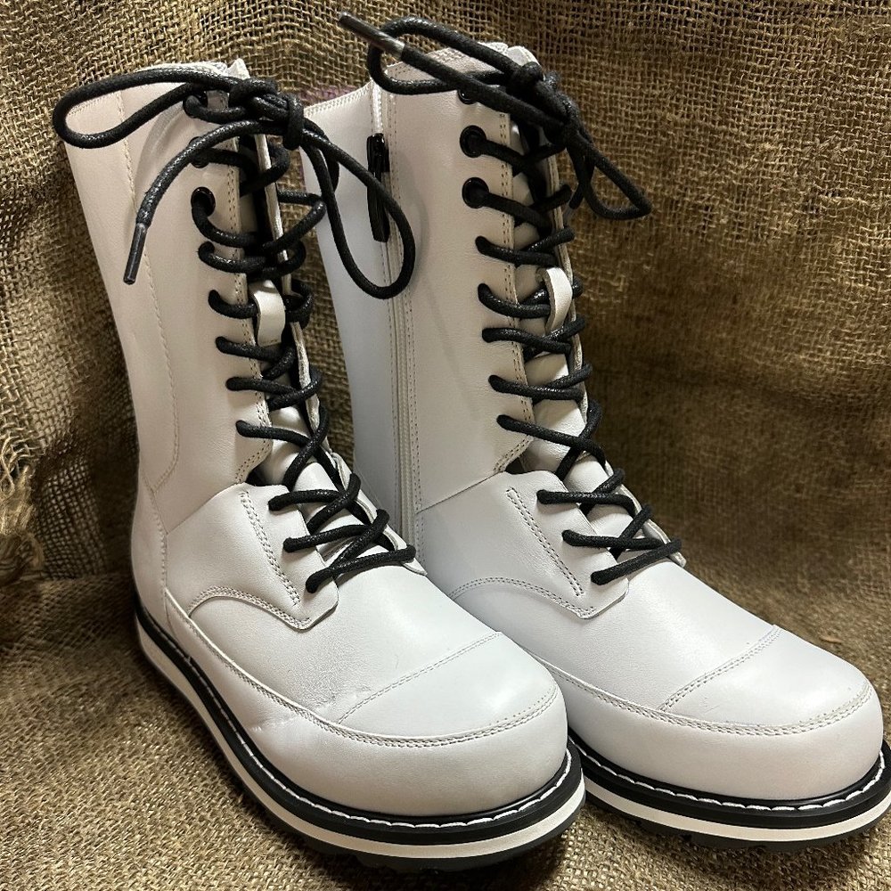 ROYAL CANADIAN OSINGTON LEATHER WATERPROOF COMBAT BOOTS NEW